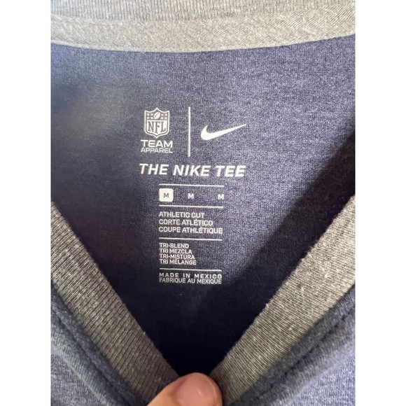 New England Patriots 3/4 sleeve T-Shirt, Women's Med, NFL/Nike - Picture 3 of 4